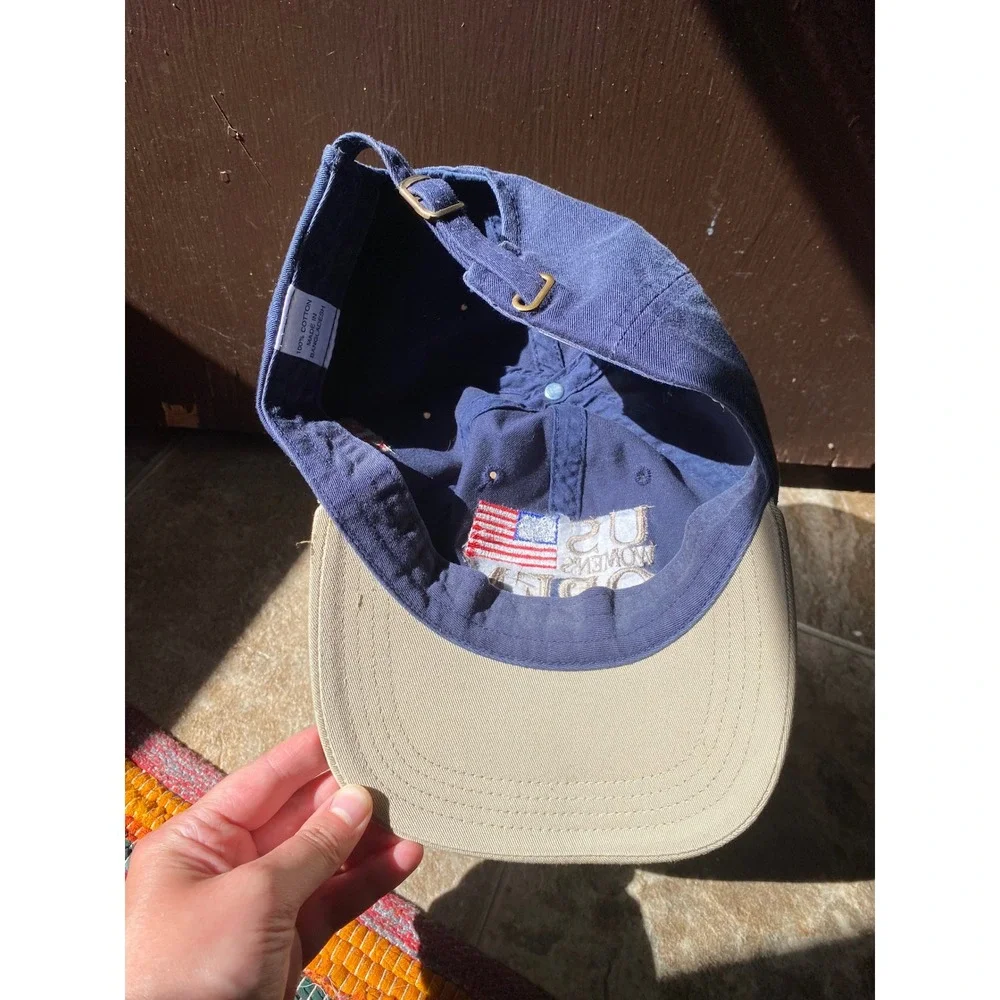 Vintage 1998 Golf Hat Cap US Womens Open Blackwolf Run Blue Preppy Gorpcore 90s - Picture 3 of 5